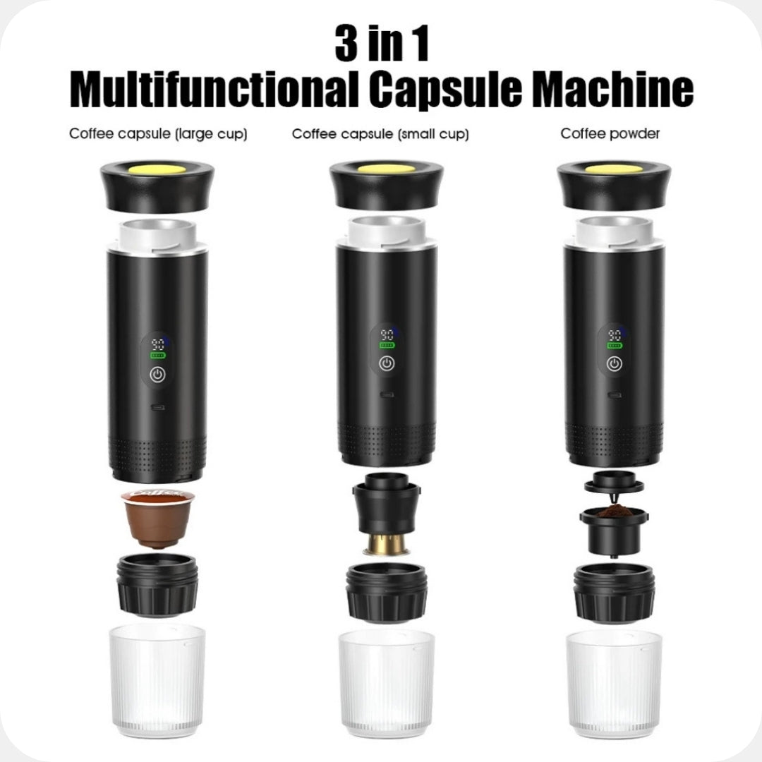 Cafetera eléctrica portátil inalámbrica