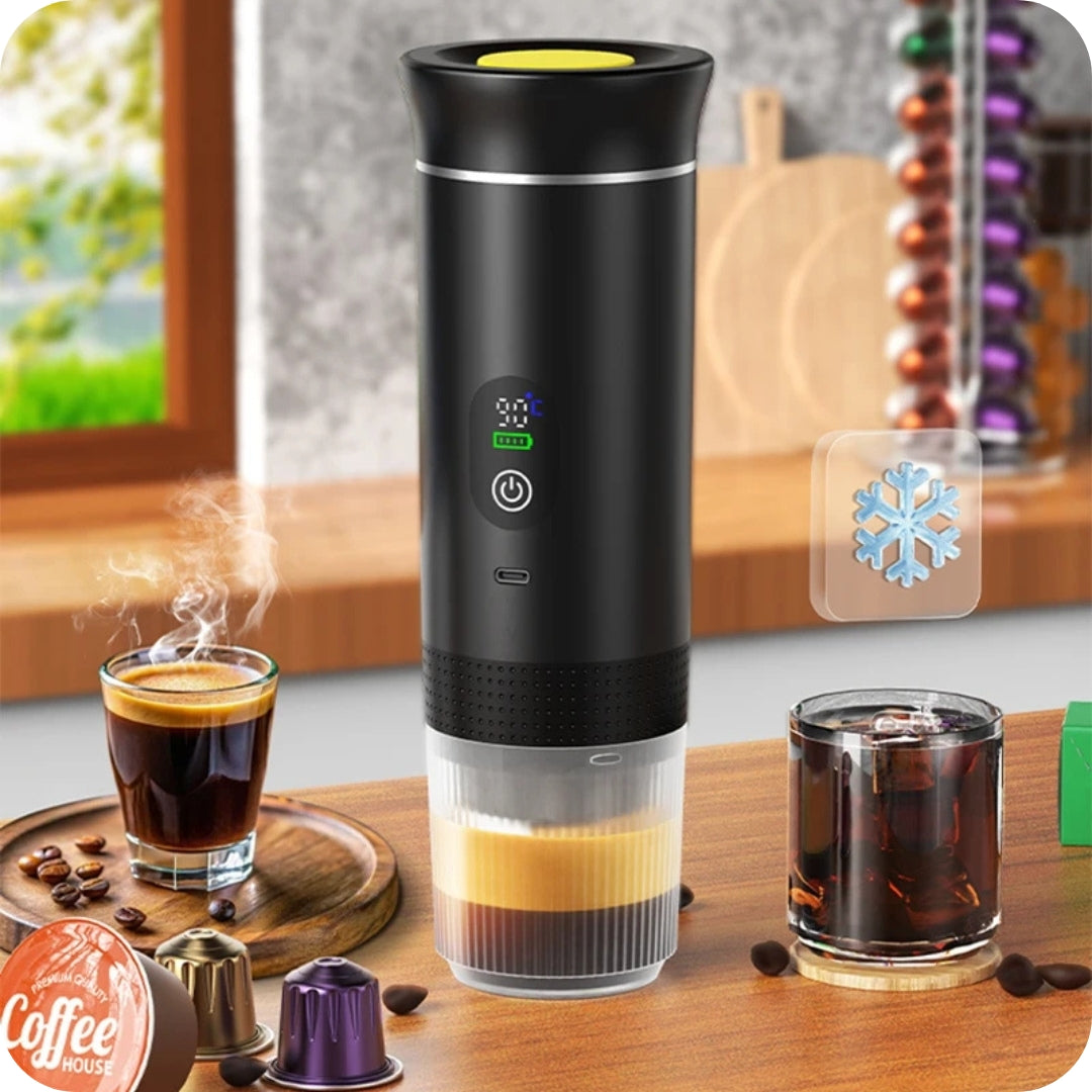 Cafetera eléctrica portátil inalámbrica